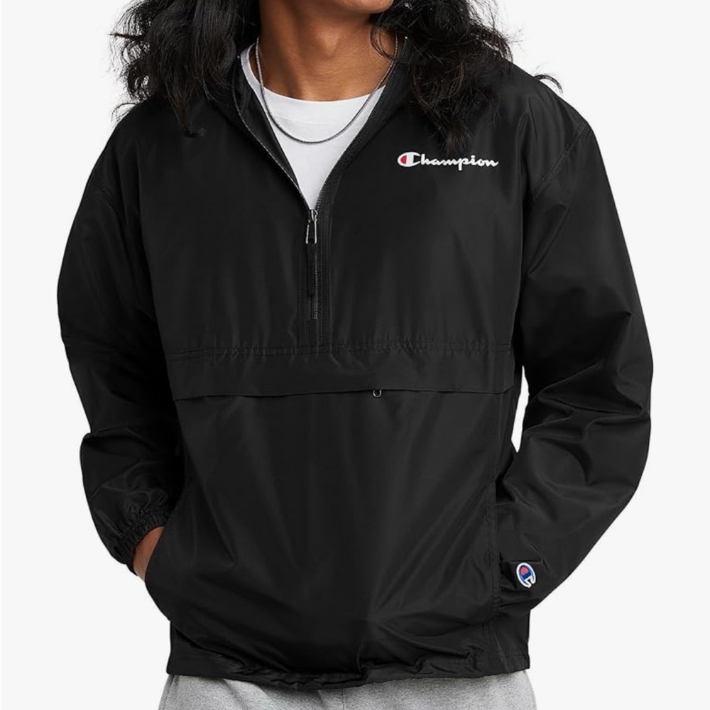 Champion Black Pullover Jacket - NWT - UNISEX